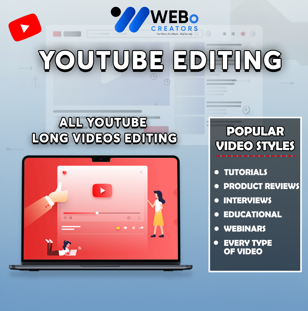 YouTube Video Editing Services at Affordable Cost - Hire Experienced YouTube Video Editors in Austin
